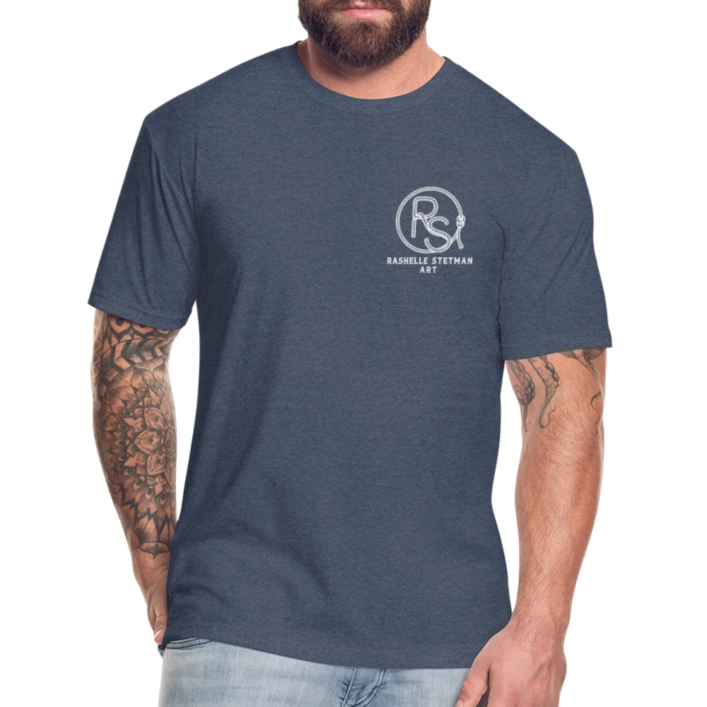 RS Fitted Tee - heather navy