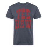 YEEHAW Fitted Tee - heather navy