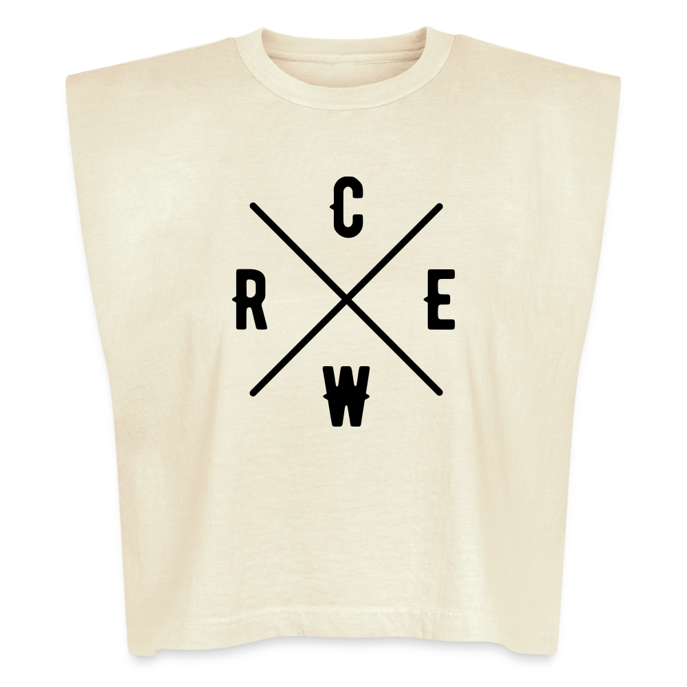 CREW Muscle Tank - faded cream
