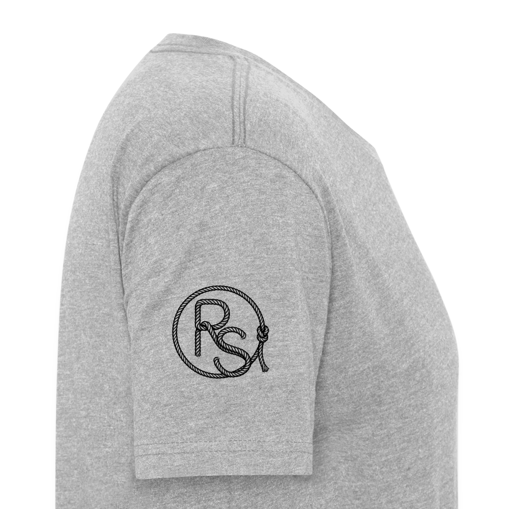 PISTOLS Fitted Tee - heather gray