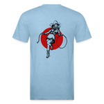 RS COWGIRL  Fitted Cotton/Poly Tee - heather blue