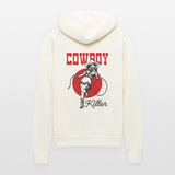 CK Unisex Full Zip Hoodie - vintage white
