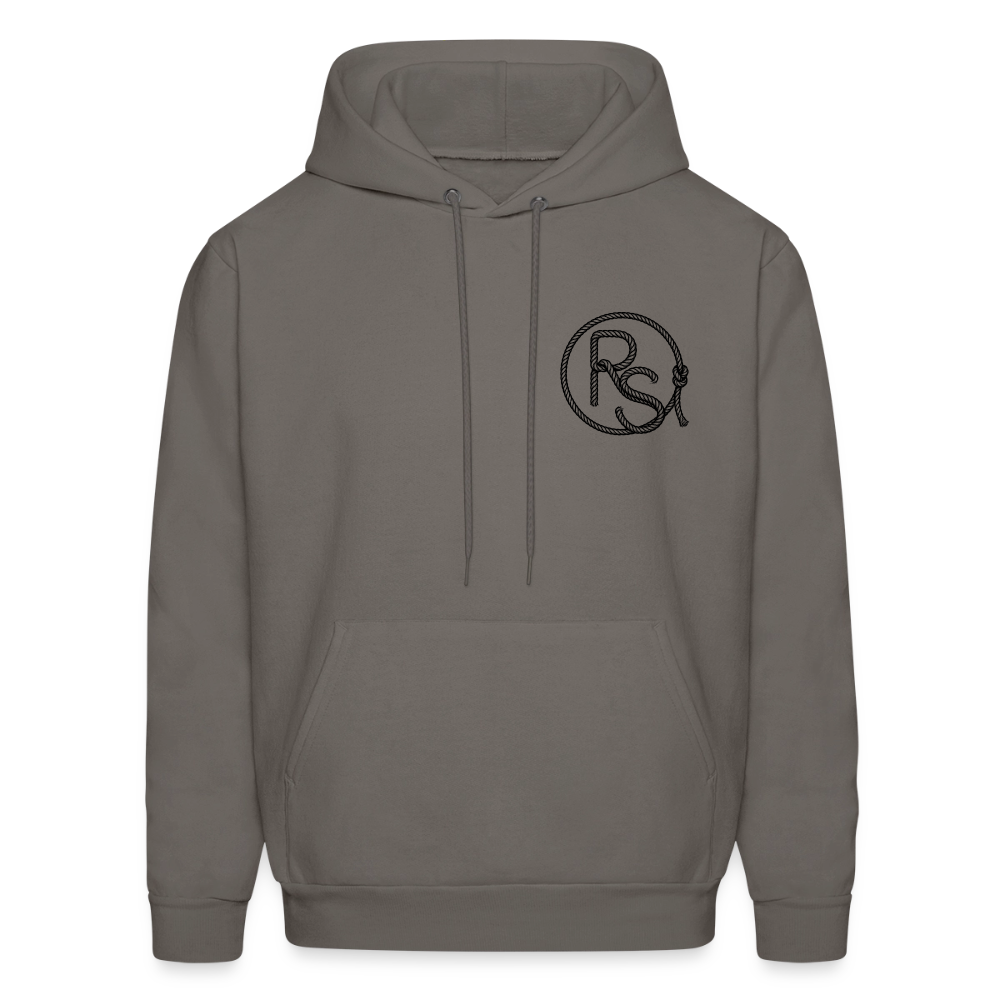 HOLD YOUR HORSES Hoodie - asphalt gray