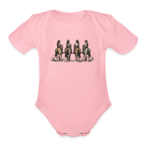 COWGIRLS Organic Baby Onesie - light pink