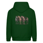 HOLD YOUR HORSES Hoodie - forest green