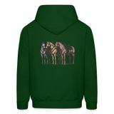 HOLD YOUR HORSES Hoodie - forest green