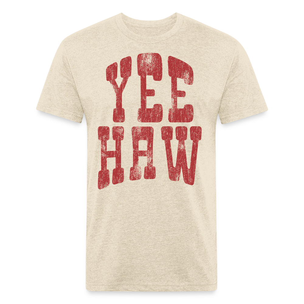 YEEHAW Fitted Tee - heather cream
