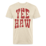 YEEHAW Fitted Tee - heather cream