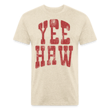 YEEHAW Fitted Tee - heather cream