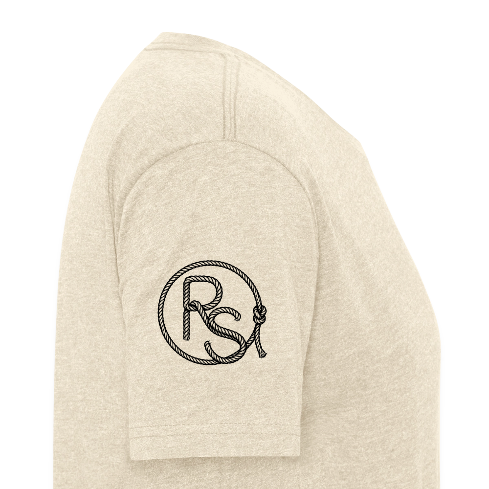 OLD BETSY Fitted Tee - heather cream