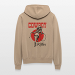 CK Unisex Full Zip Hoodie - tan