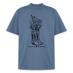 FLORAL BOOTS Heavyweight Tee - denim