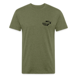 OLD BETSY Fitted Tee - heather military green