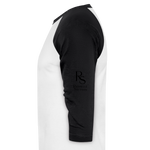DEER SKULL Baseball Tee - white/black