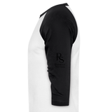DEER SKULL Baseball Tee - white/black