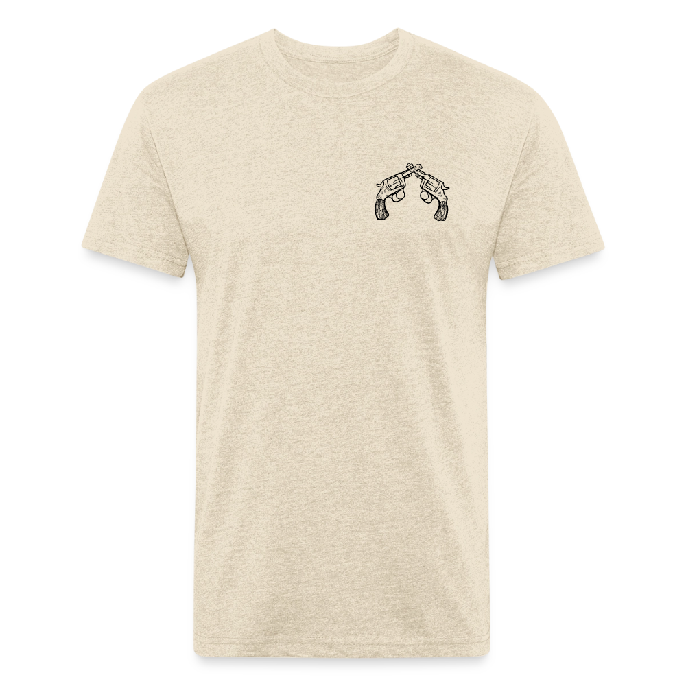PISTOLS Fitted Tee - heather cream