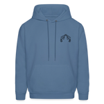 NEVER LOOK BACK Hoodie - denim blue