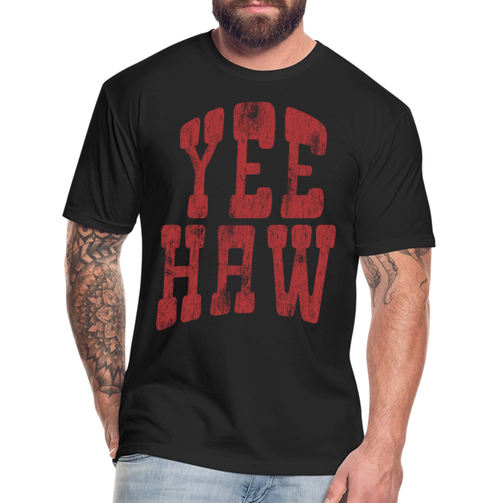 YEEHAW Fitted Tee - black