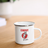 Cowboy Killer Camper Mug - white
