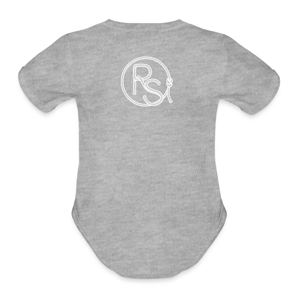 COWGIRLS Organic Baby Onesie - heather grey