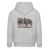 HOLD YOUR HORSES Hoodie - heather gray