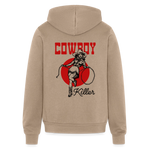 CK Unisex Full Zip Hoodie - tan