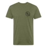 RS COWGIRL  Fitted Cotton/Poly Tee - heather military green