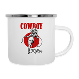 Cowboy Killer Camper Mug - white