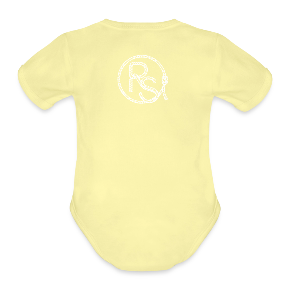 COWGIRLS Organic Baby Onesie - washed yellow