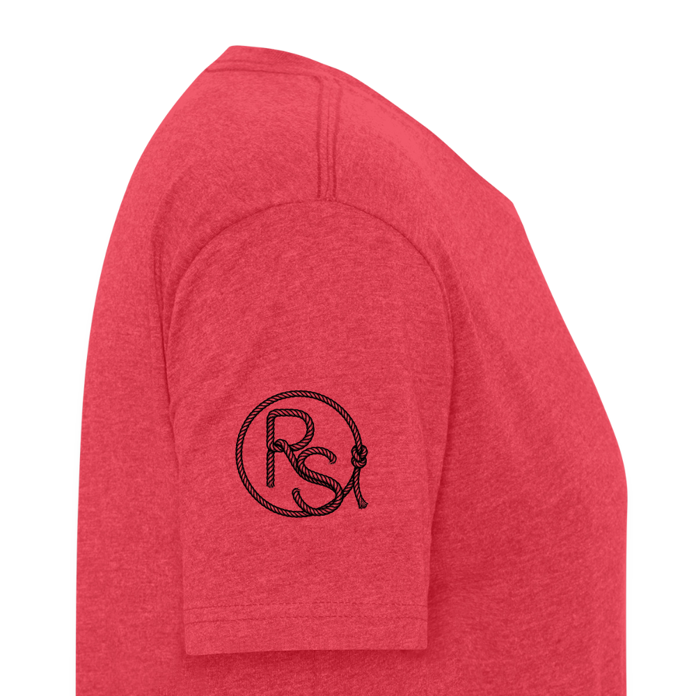 PISTOLS Fitted Tee - heather red