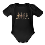 COWGIRLS Organic Baby Onesie - black