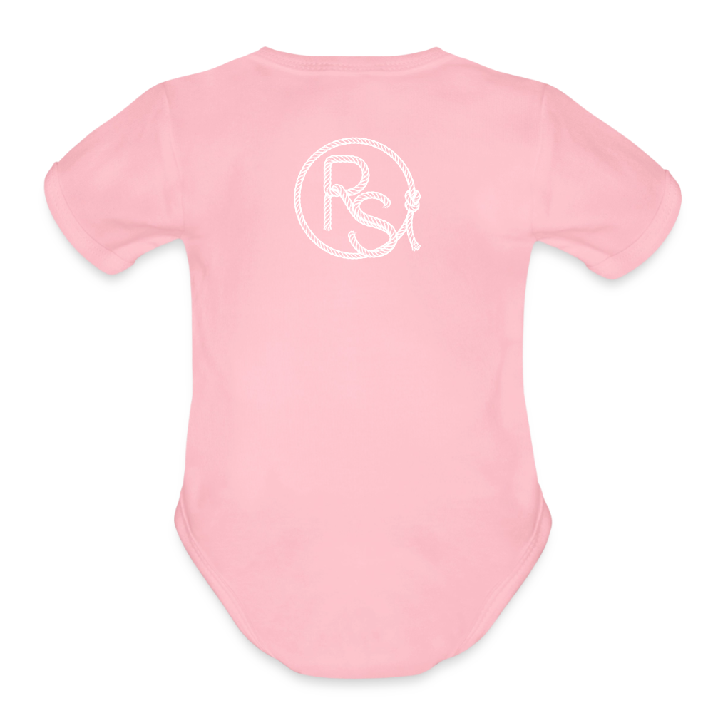 COWGIRLS Organic Baby Onesie - light pink