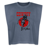 Cowboy Killer Washed Women's Muscle Tank Top - faded navy