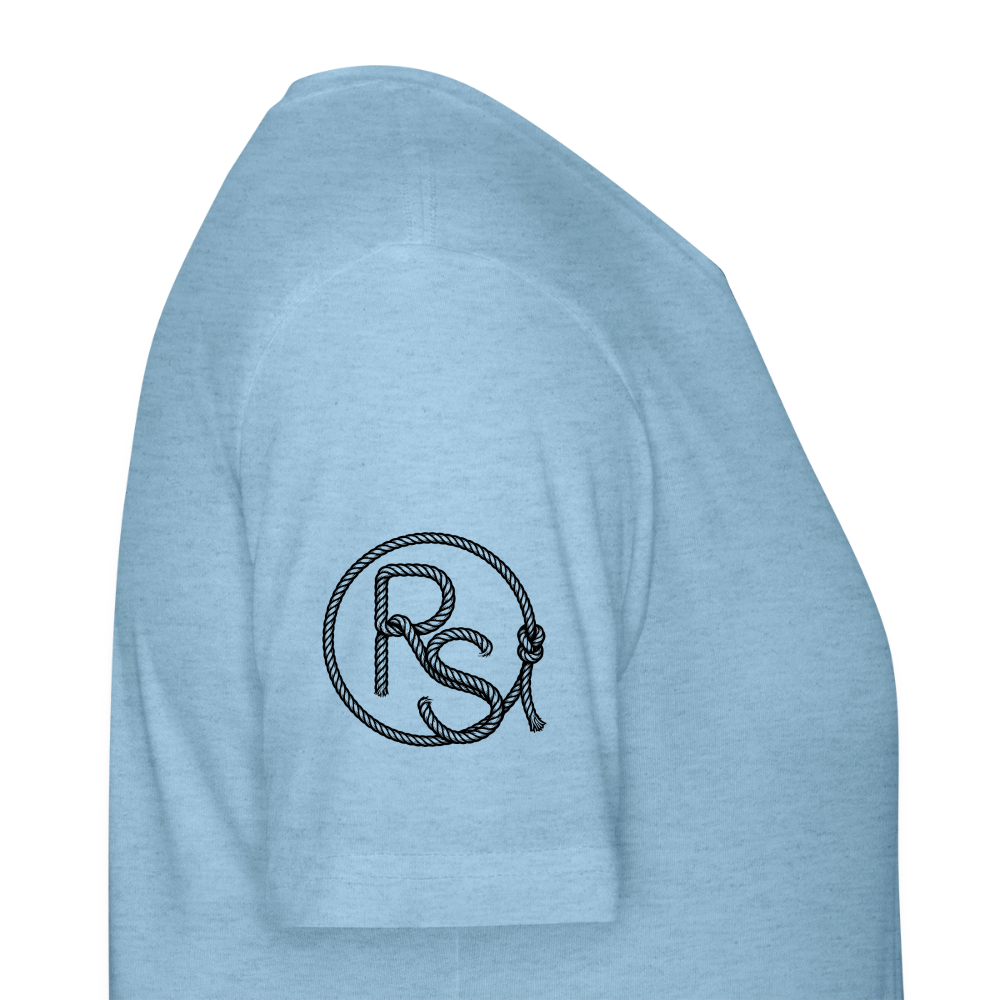 OLD BETSY Fitted Tee - heather blue