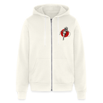 CK Unisex Full Zip Hoodie - vintage white