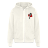 CK Unisex Full Zip Hoodie - vintage white