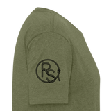 OLD BETSY Fitted Tee - heather military green