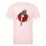 RS COWGIRL  Fitted Cotton/Poly Tee - blush pink 