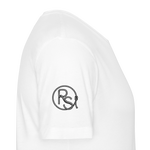 DEER SKULL Fitted Cotton/Poly Tee - white