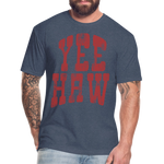YEEHAW Fitted Tee - heather navy