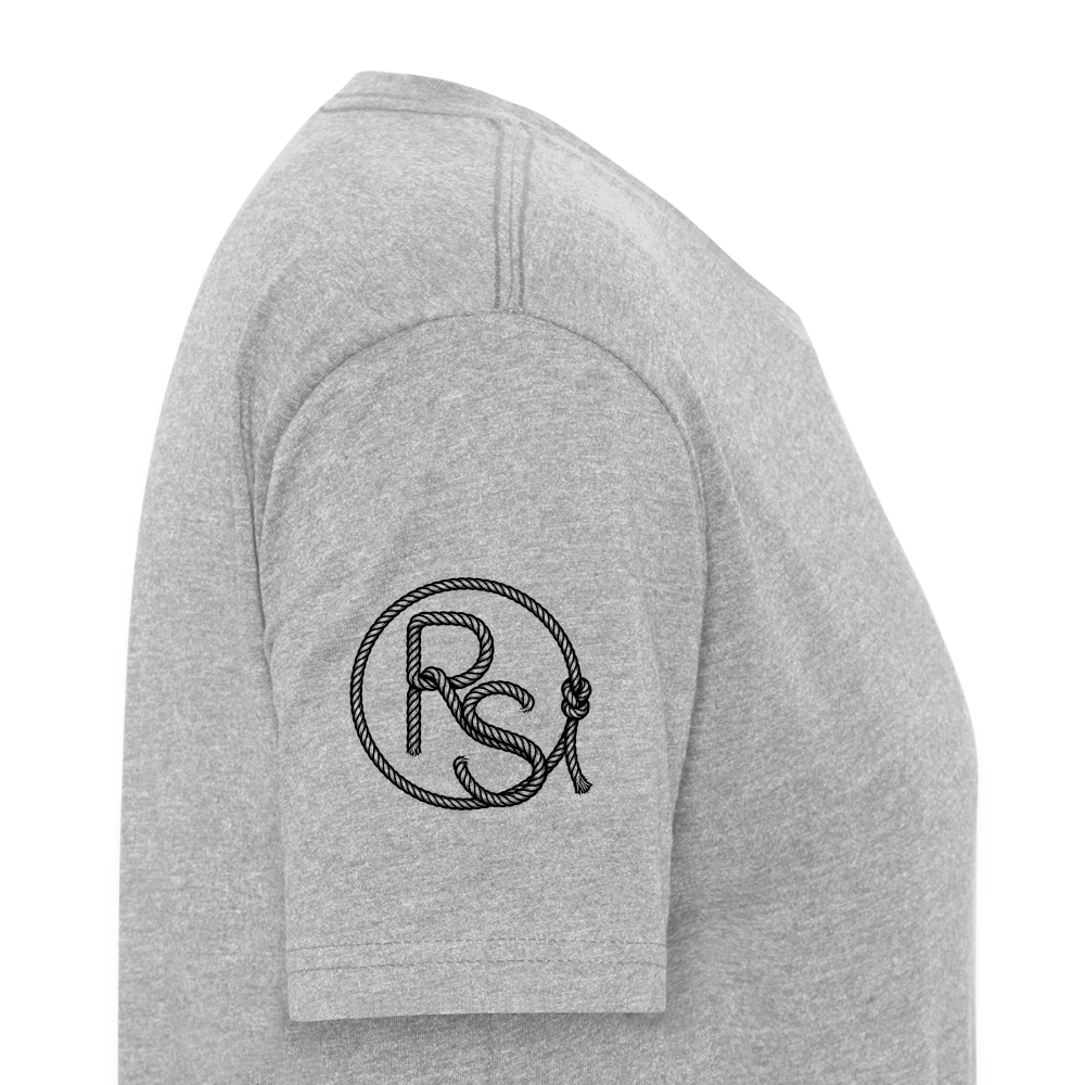 OLD BETSY Fitted Tee - heather gray