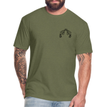 PISTOLS Fitted Tee - heather military green