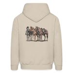 HOLD YOUR HORSES Hoodie - Sand