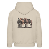HOLD YOUR HORSES Hoodie - Sand