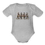 COWGIRLS Organic Baby Onesie - heather grey