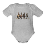 COWGIRLS Organic Baby Onesie - heather grey