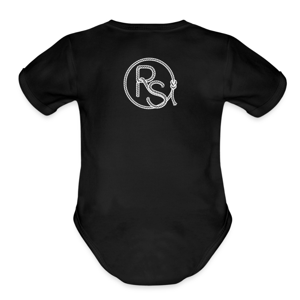 COWGIRLS Organic Baby Onesie - black