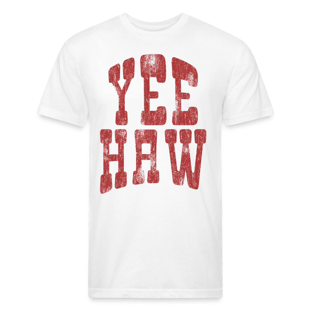 YEEHAW Fitted Tee - white