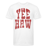 YEEHAW Fitted Tee - white