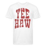 YEEHAW Fitted Tee - white